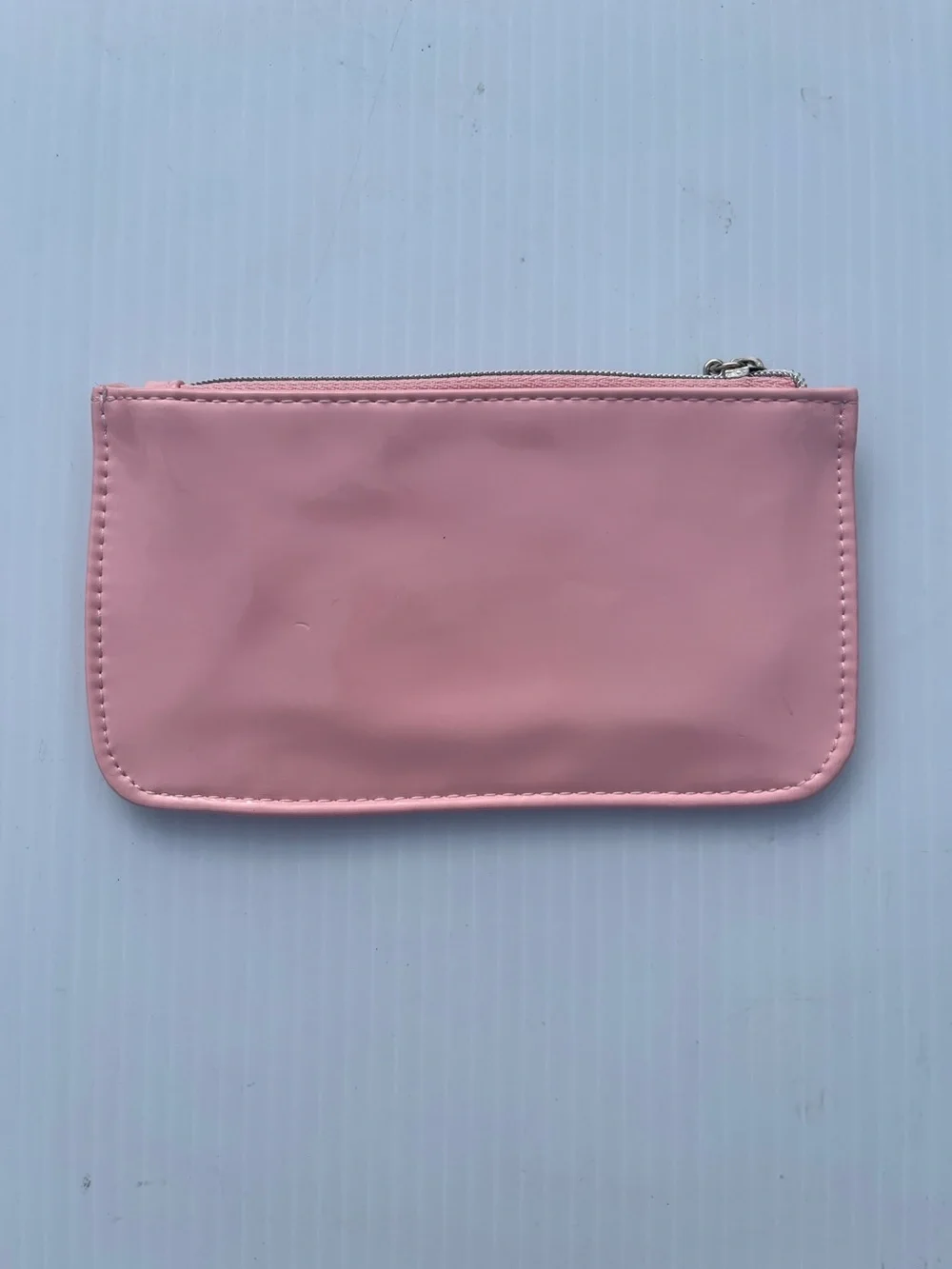 TOUS “Brenda”Pink Pouch with a prominent Silver Bear Charm nwot